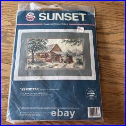 1994 RARE Dimensions YESTERYEAR by Kay Shannon Cross Stitch Kit 13597 Out Of Pri