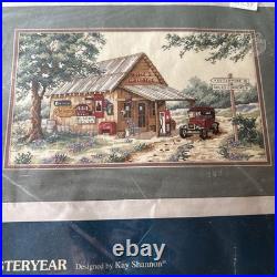 1994 RARE Dimensions YESTERYEAR by Kay Shannon Cross Stitch Kit 13597 Out Of Pri