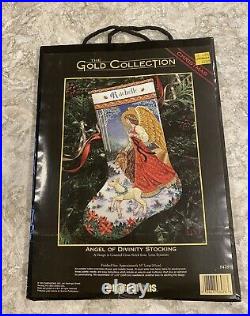 1995 Dimensions Gold Collection Ctd Cross Stitch Kit Angel Of Divinity Xmas