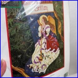 1996 Dimensions Sealed Needlpoint 16 Stocking Kit Angel of Tidings #9105