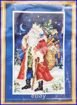 1998 Dimensions The Gold Collection Santa At His Best by Diana Rice Bonin Kit