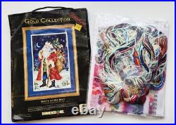 1998 Dimensions The Gold Collection Santa At His Best by Diana Rice Bonin Kit