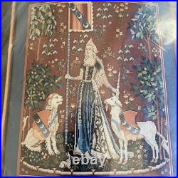 2 Vtg DIMENSIONS Needlepoint Kits #2160, #2186 CLUNY TAPESTRY Timothy Glenn