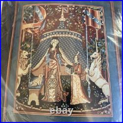 2 Vtg DIMENSIONS Needlepoint Kits #2160, #2186 CLUNY TAPESTRY Timothy Glenn