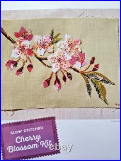 2 Wattle & Loop Handmade Slow Stitching Kits Applique CAMELLIA CHERRY BLOSSOM 2 Wattle & Loop Handmade Slow Stitching Kits Applique CAMELLIA CHERRY BLOSSOM