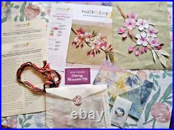 2 Wattle & Loop Handmade Slow Stitching Kits Applique CAMELLIA CHERRY BLOSSOM 2 Wattle & Loop Handmade Slow Stitching Kits Applique CAMELLIA CHERRY BLOSSOM