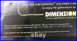 2001 Dimensions Gold Collection #35064 Lily Sampler Crosstitch Kit Open Pkg