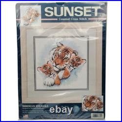 2001 Sunset Cross Stitch Kit Siberian Snuggle Kit 13695