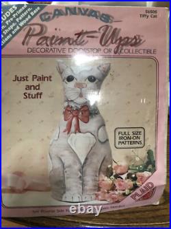 24 Unused Vintage Needlepoint Cross-stitch & Paint Kits Holiday Bucilla Grigg
