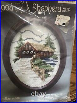 24 Unused Vintage Needlepoint Cross-stitch & Paint Kits Holiday Bucilla Grigg