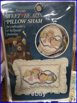 24 Unused Vintage Needlepoint Cross-stitch & Paint Kits Holiday Bucilla Grigg