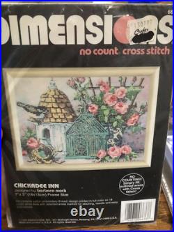 24 Unused Vintage Needlepoint Cross-stitch & Paint Kits Holiday Bucilla Grigg