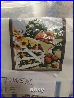 24 Unused Vintage Needlepoint Cross-stitch & Paint Kits Holiday Bucilla Grigg