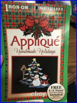 24 Unused Vintage Needlepoint Cross-stitch & Paint Kits Holiday Bucilla Grigg