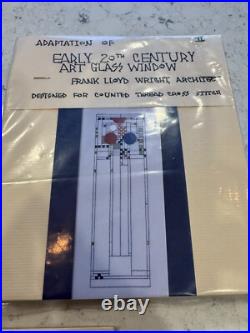 3 Vintage Cross Stitch Kit Frank Lloyd Wright Adapted by Heartland House Designs