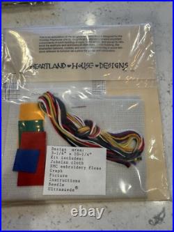 3 Vintage Cross Stitch Kit Frank Lloyd Wright Adapted by Heartland House Designs