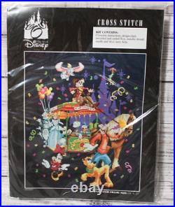 35th ANNIVERSARY Main Street Parade Trolley cross stitch kit ART OF DISNEY NIP