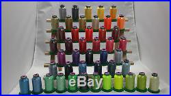 45 Cones Isacord Polyester Embroidery and Quilting Thread Kit #7 New in wrapper