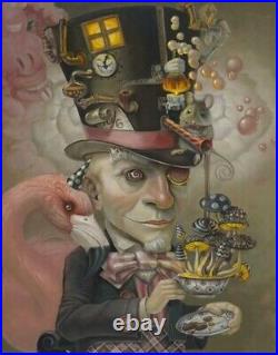 5D Diamond Painting Abstract Steam Punk Top Hat Man Kit