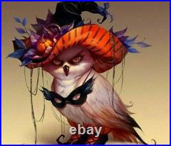5D Diamond Painting Owl With Halloween Costume Cute Design Decoration Embroidery