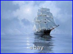 5D Diamond Painting Sailing Ship in the Mist Kit