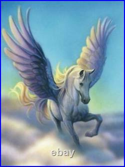 5D Diamond Painting White Pegasus in the Clouds Kit