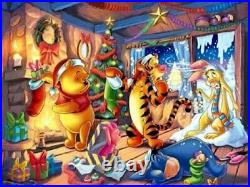 5D Diamond Painting Winnie the Pooh by the Fire Christmas Kit