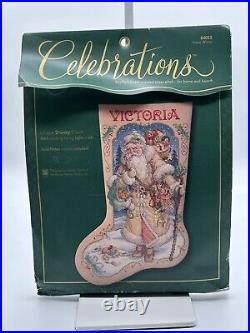 #84025 Bucilla Father Winter Counted Cross Stitch Stocking Kit