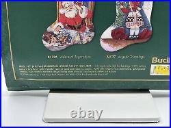 #84025 Bucilla Father Winter Counted Cross Stitch Stocking Kit