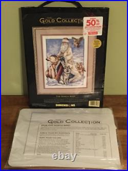 #8526 Dimensions Gold The North Wind Christmas Cross Stitch Old World Santa