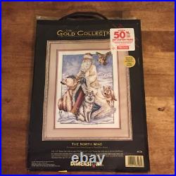 #8526 Dimensions Gold The North Wind Christmas Cross Stitch Old World Santa