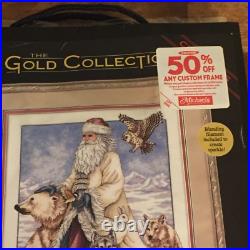 #8526 Dimensions Gold The North Wind Christmas Cross Stitch Old World Santa