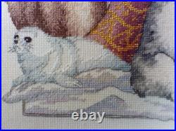 #8526 Dimensions Gold The North Wind Christmas Cross Stitch Santa COMPLETE