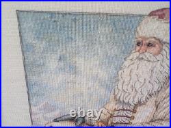 #8526 Dimensions Gold The North Wind Christmas Cross Stitch Santa COMPLETE