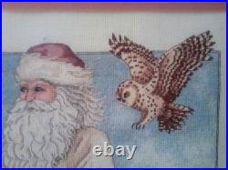 #8526 Dimensions Gold The North Wind Christmas Cross Stitch Santa COMPLETE