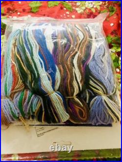 A 2004 Janlynn Christmas Village Needlepoint Stocking Kit Sealed & Complete 18