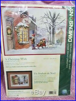 A Christmas wish Dimensions kit counted Cross stitch
