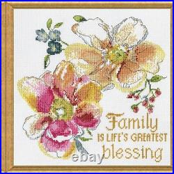 A Family's Joyful Cross Stitch Kit