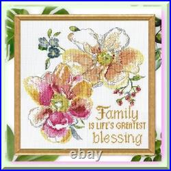 A Family's Joyful Cross Stitch Kit
