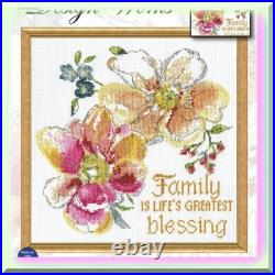 A Family's Joyful Cross Stitch Kit