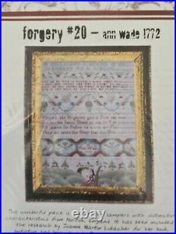 AMY MITTEN Fibers to Dye For FORGERY #20 ANN WADE 1772 Counted Cross Stitch Kit