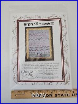 AMY MITTEN Fibers to Dye For FORGERY #20 ANN WADE 1772 Counted Cross Stitch Kit