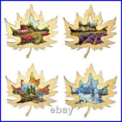 Abris Art Seasonal Leaves Set Counted Cross-Stitch