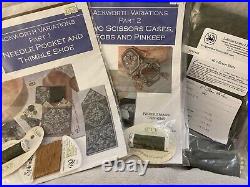 Ackworth Variations Needle Pocket & Thimble Shoe, Scissors Cases, Fobs & Pinkeep