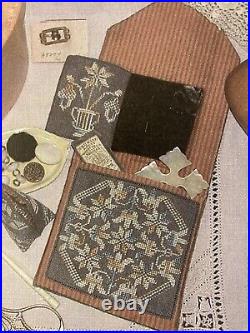 Ackworth Variations Needle Pocket & Thimble Shoe, Scissors Cases, Fobs & Pinkeep