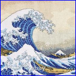 Adult Cross Stitch Kit of The Great Wave
