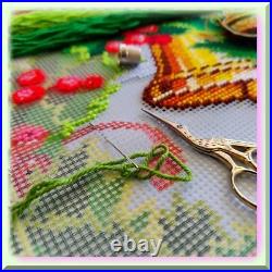 Advent Wreath Cross-Stitch Kit for Pillow and Tapestry