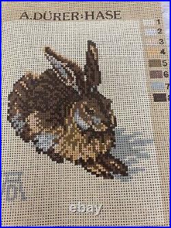 Albrecht Durer Young Hare Needlepoint Cross Stitch Kit Rabbit 1824-133 RARE