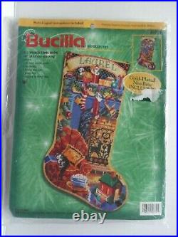 All Hearts Come Home 18 Christmas Stocking Kit Bucilla Needlepoint 60779 Rossi
