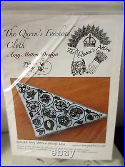 Amy Mitten Designs THE QUEEN'S FOREHEAD CLOTH Embroidery KIT Attire